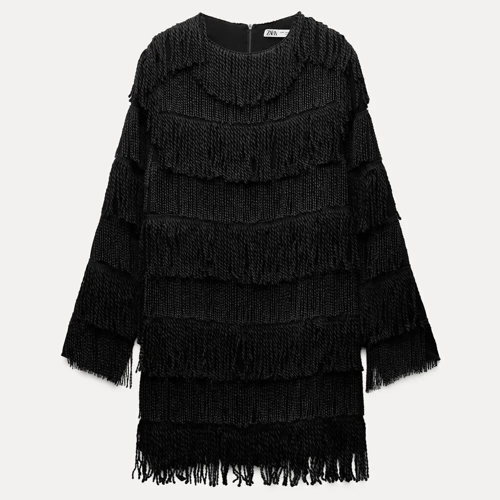 Zara fringe mini dress - Picture 1 of 6